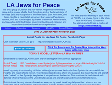 Tablet Screenshot of lajewsforpeace.org